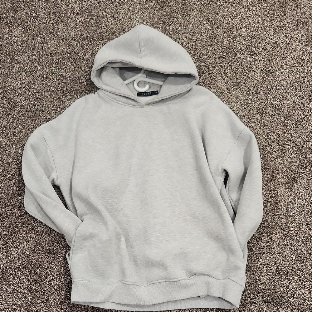 Gray Hoodie Sweatshirt Classic Comfort